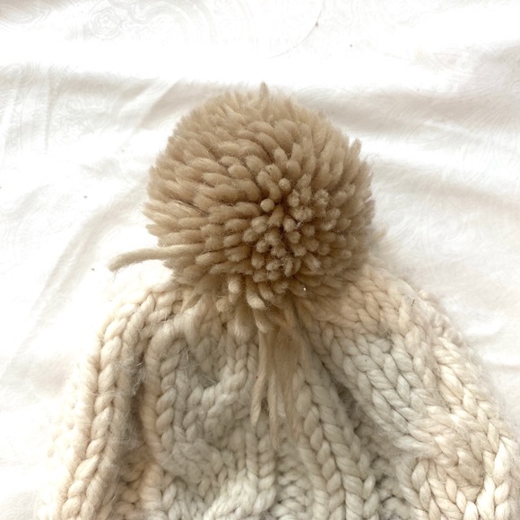 True Religion Brown Beige Ombré Wool Hat - Picture 3 of 6